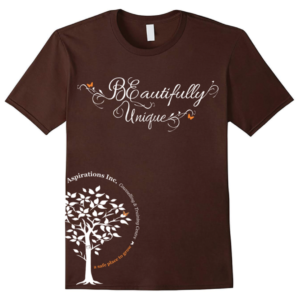 Beautifully Unique Brown T-Shirt - Adult Small