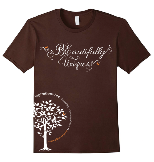 Beautifully Unique Brown T-Shirt - Adult Small