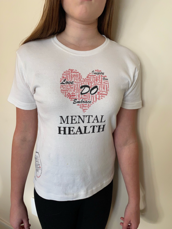 Do Mental Health White T-Shirt - Adult XL - Image 5