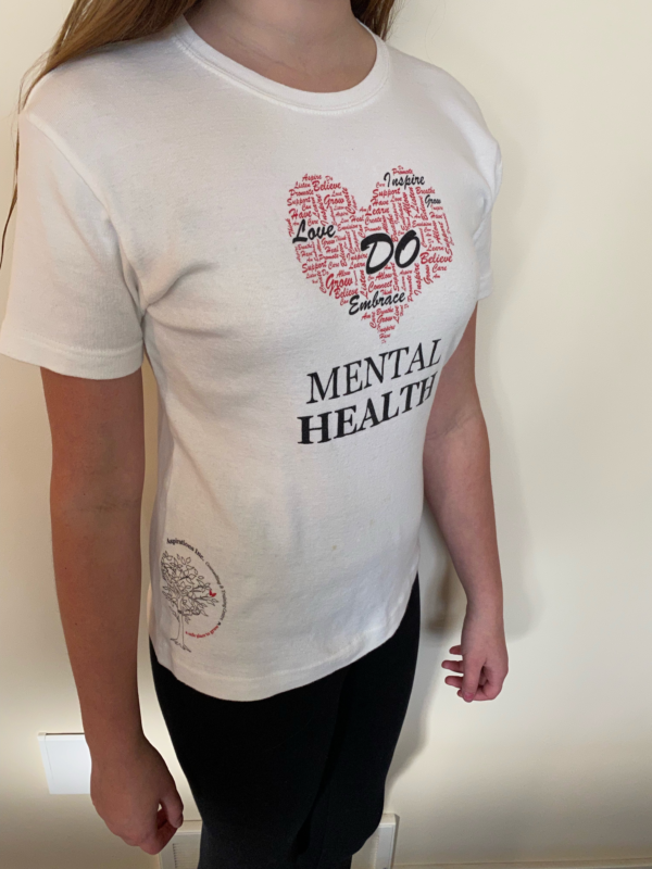 Do Mental Health White T-Shirt - Adult XL - Image 3