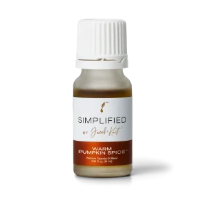 Jacob and Kait warm pumpkin spice essential oil bottle